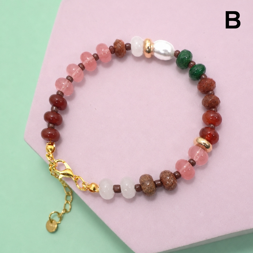 Boho Resin Beaded Bracelet