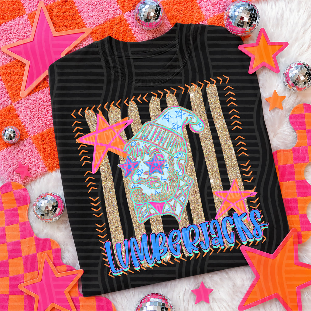 Neon Stars Mascot Spirit T-Shirt
