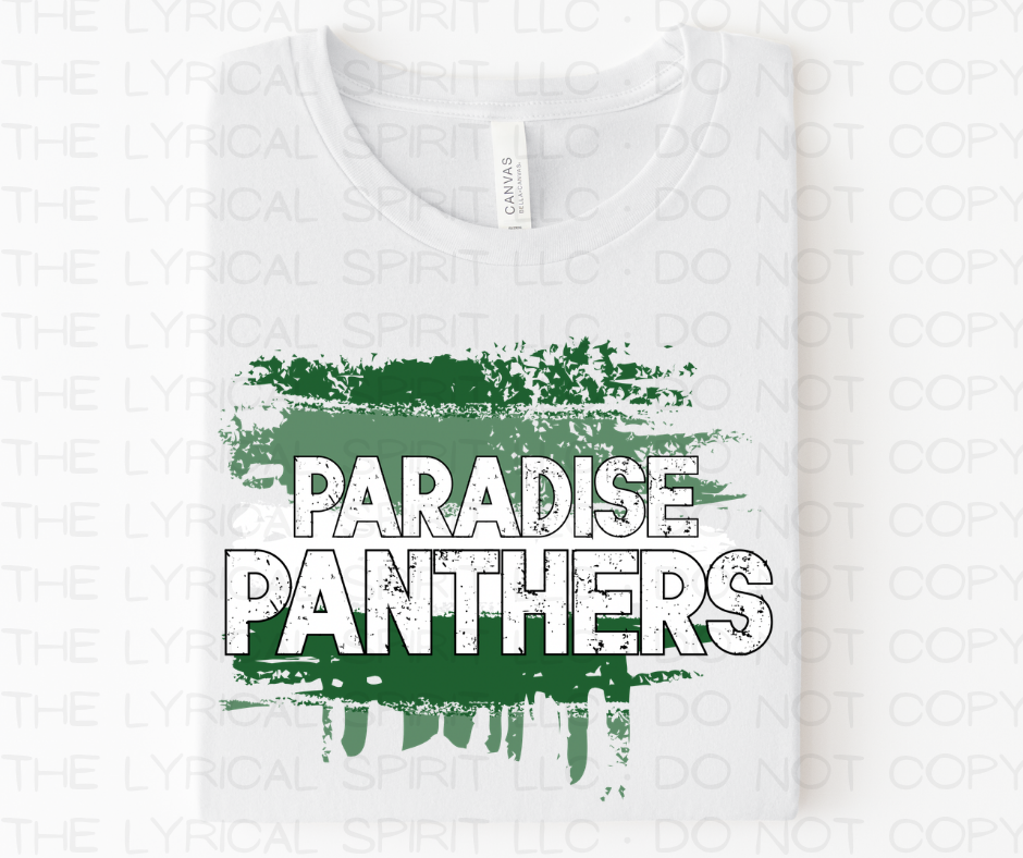 Paradise Panthers Paint School Spirit T-Shirt