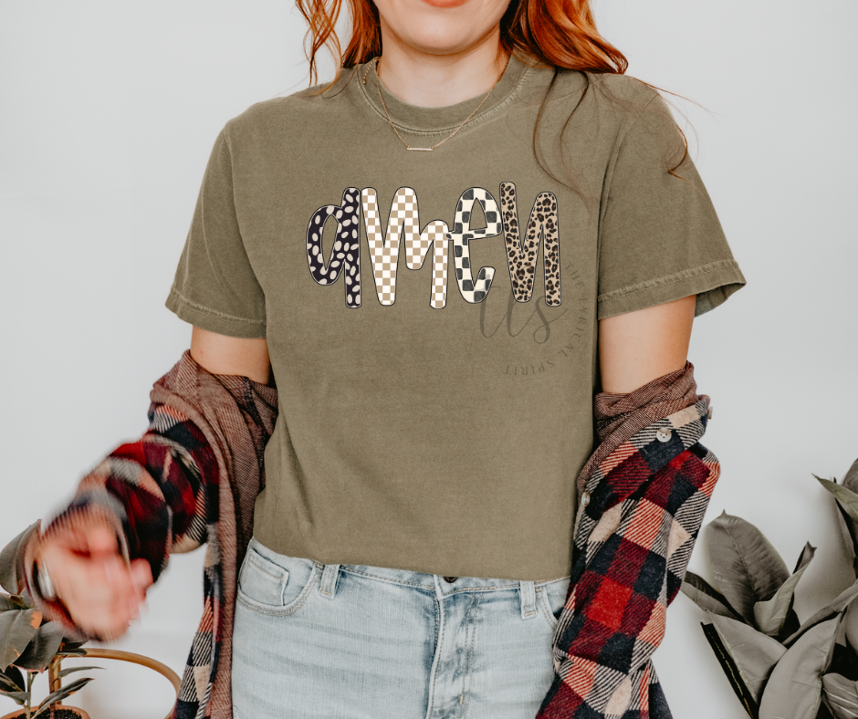 Amen Neutral Patterns T-Shirt