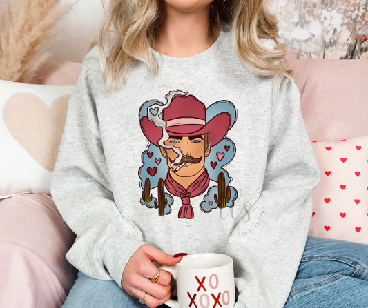 Cowboy Valentine's Sweatshirt
