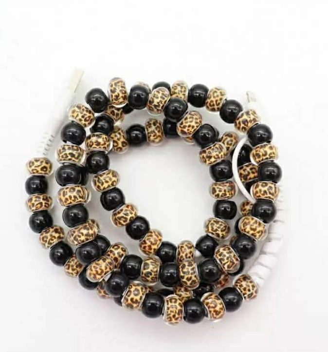 Beaded Phone Charging Cords