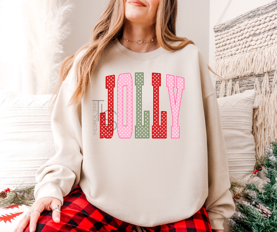 Jolly Pink/Red Checkered Sweatshirt