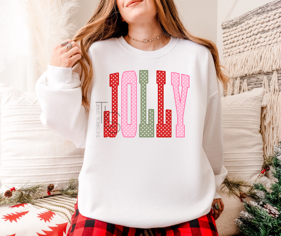Jolly Pink/Red Checkered Sweatshirt