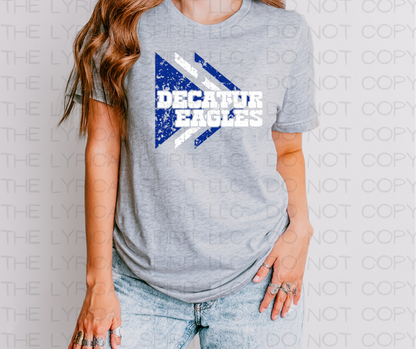 Decatur Eagles Triangles School Spirit Exclusive T-Shirt