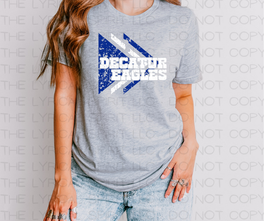 Decatur Eagles Triangles School Spirit Exclusive T-Shirt