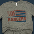 Rangers Baseball Flag T-Shirt