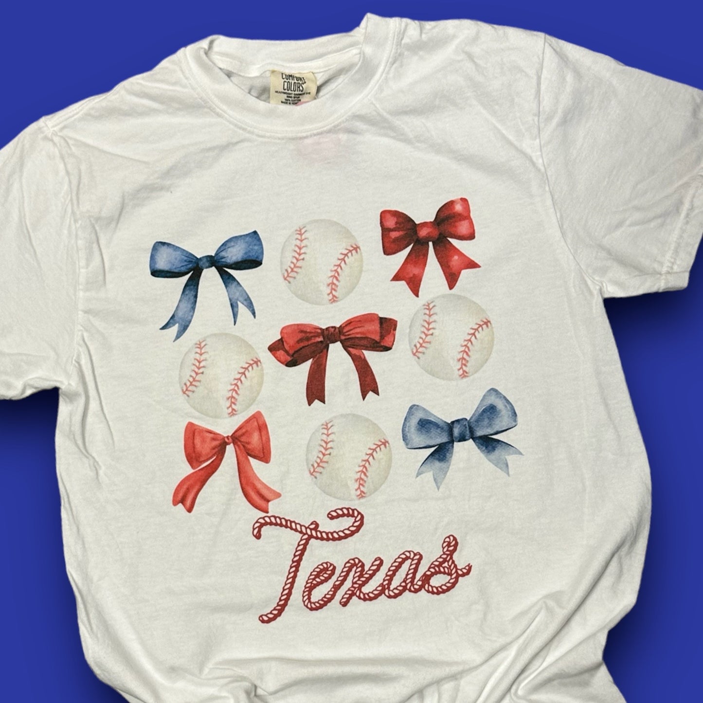 Texas Baseball Bows T-Shirt