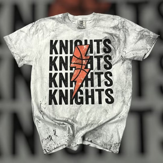 Knights Basketball Lighting Bolt T-Shirt