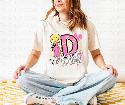Decatur Eagles Happy Face Custom Exclusive T-Shirt