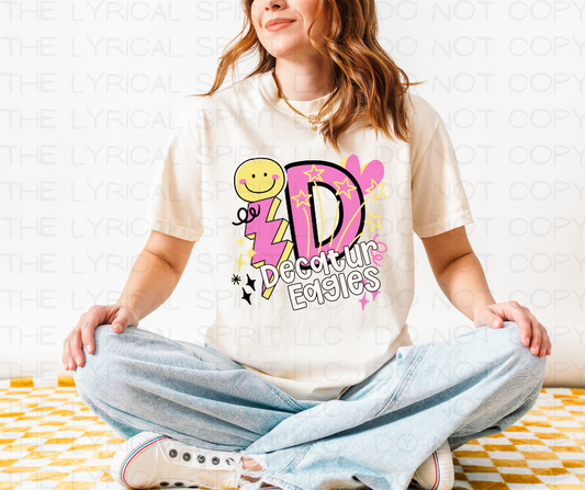 Decatur Eagles Happy Face Custom Exclusive T-Shirt