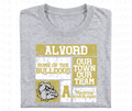 Alvord Bulldogs Block School Spirit T-Shirt