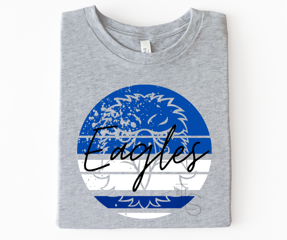 Eagles Blue Circle Custom Exclusive T-Shirt