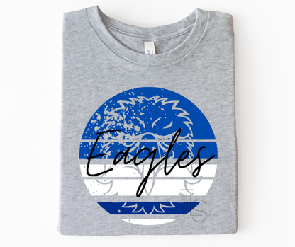 Eagles Blue Circle Custom Exclusive T-Shirt