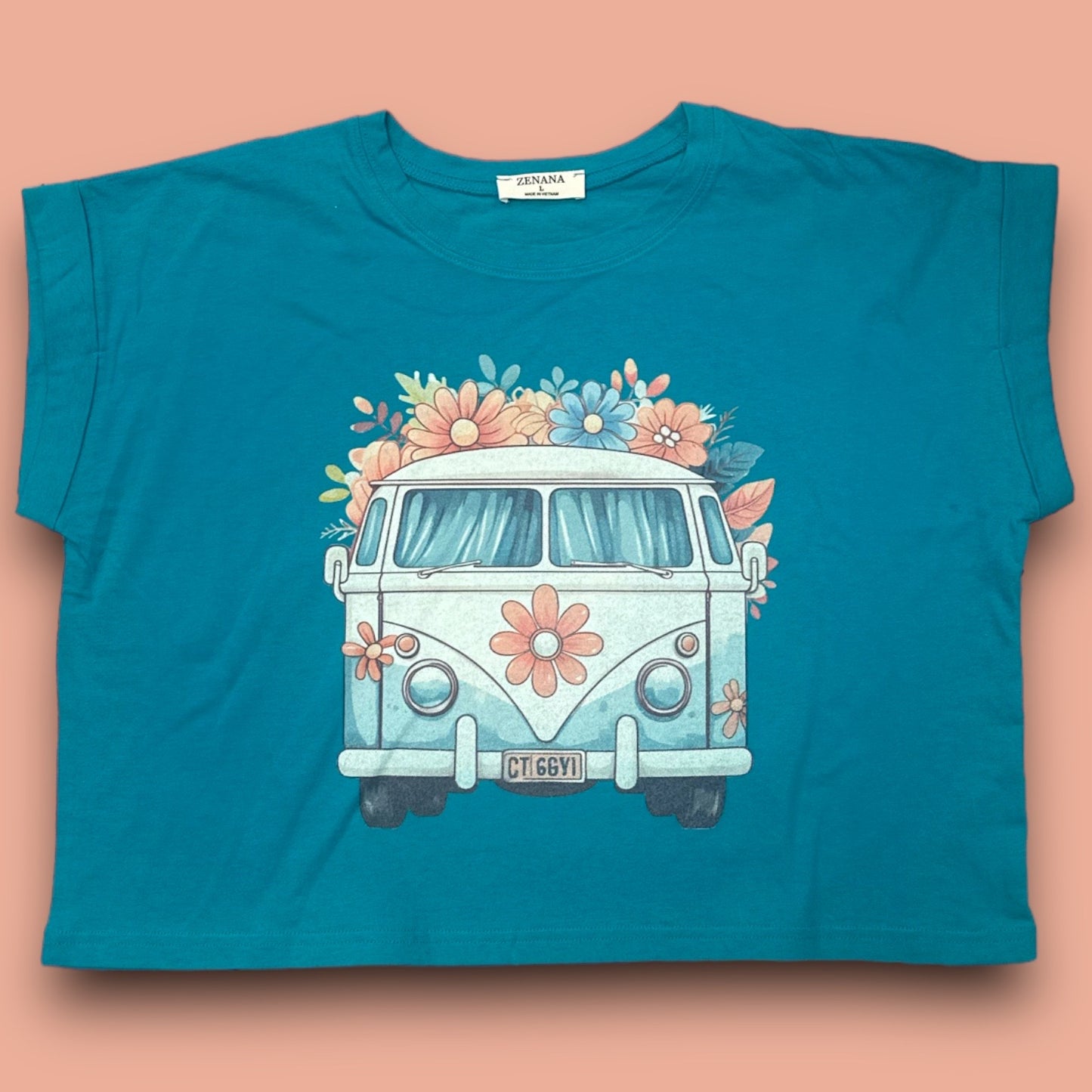 Hippie Van Crop T-Shirt