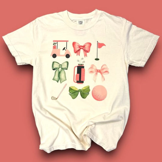 Golf Bow Coquette T-Shirt