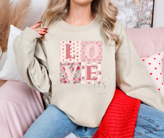 Boho Love Valentine's Sweatshirt