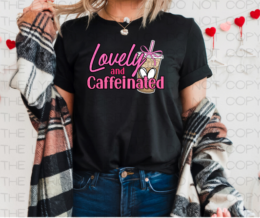 Lovely & Caffeinated Valentine's T-Shirt
