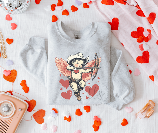 Cowboy Cupid Valentine's Sweatshirt