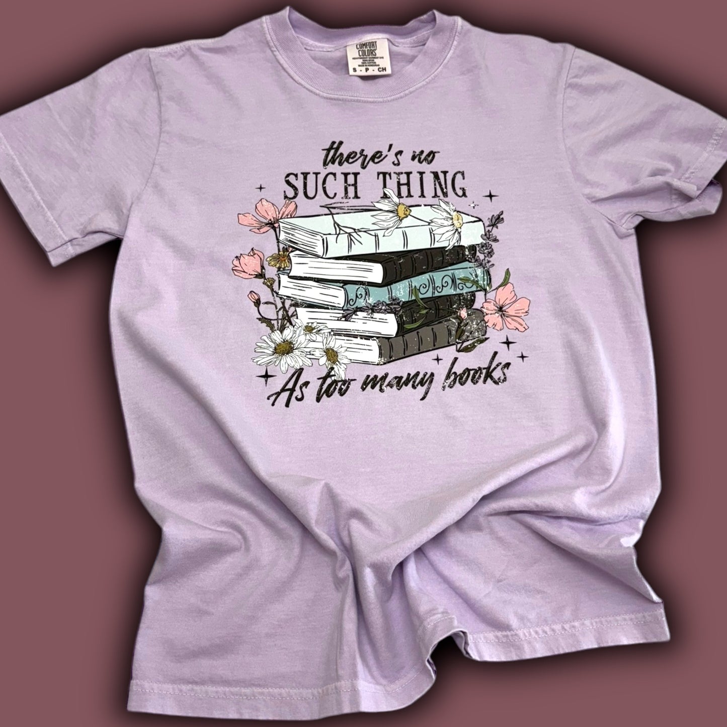 Never Too Many Books T-Shirt