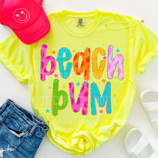 Beach Bum Neons T-Shirt