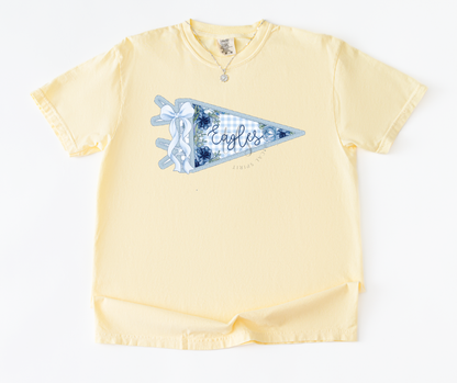 Eagles Light Blue Pennant Custom Exclusive T-Shirt