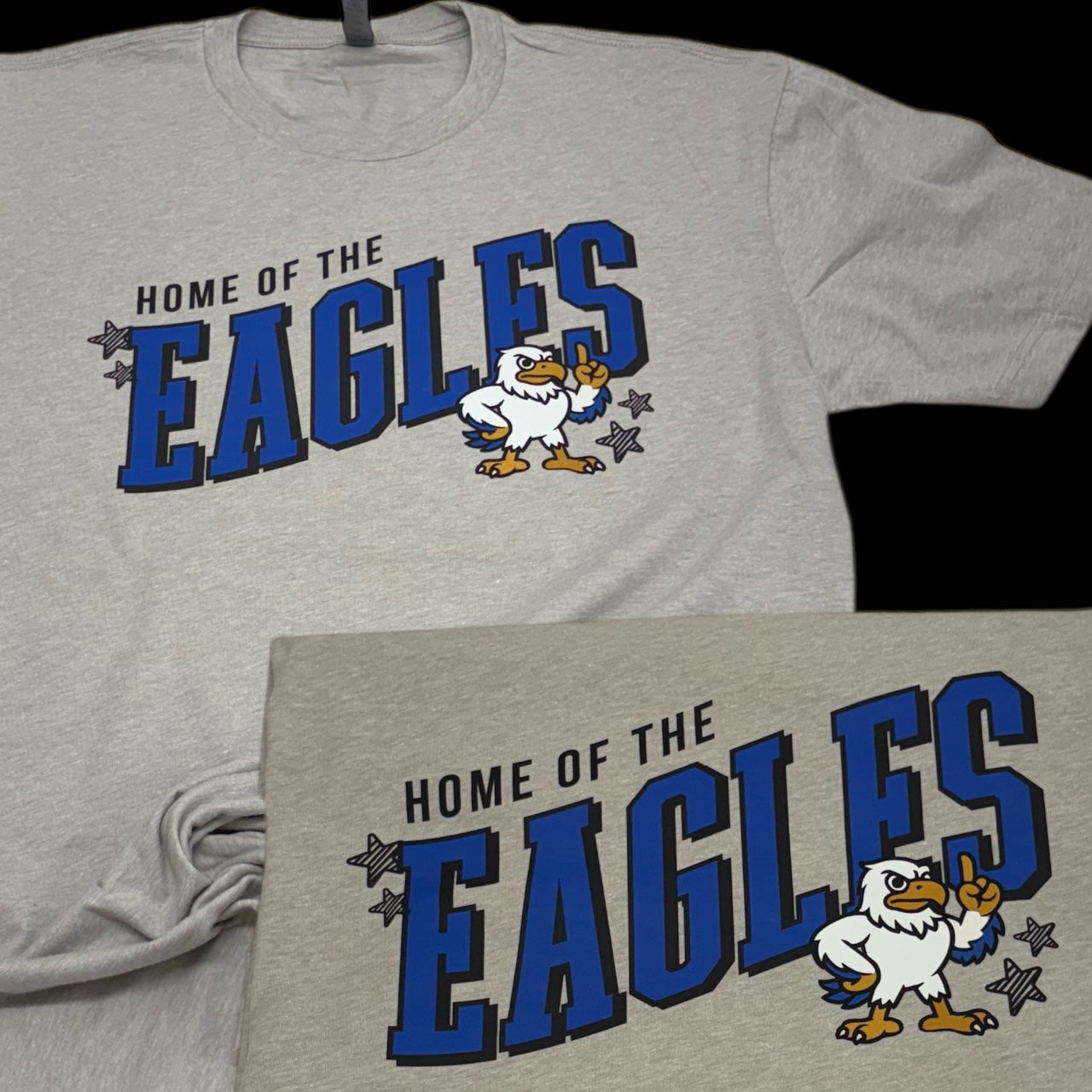Home Of The Eagles Mascot T-Shirt