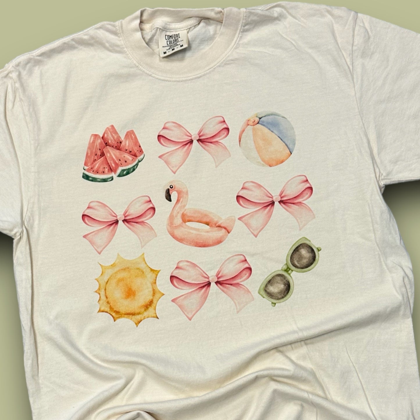 Summer Fun Bow Coquette T-Shirt