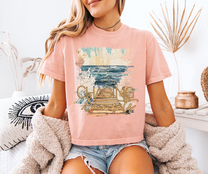 Chasing Sunsets Custom Exclusive Boxy T-Shirt
