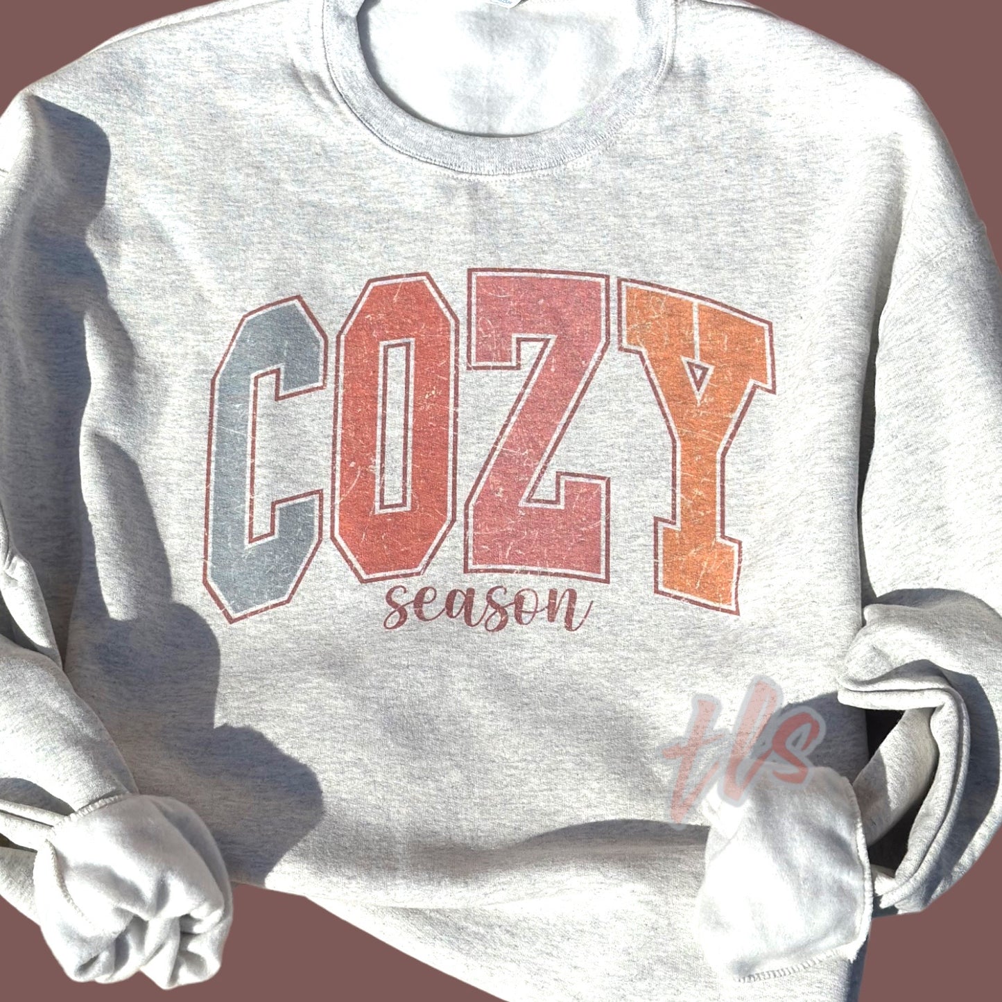 Cozy Season Varsity Letters Sweatshirt