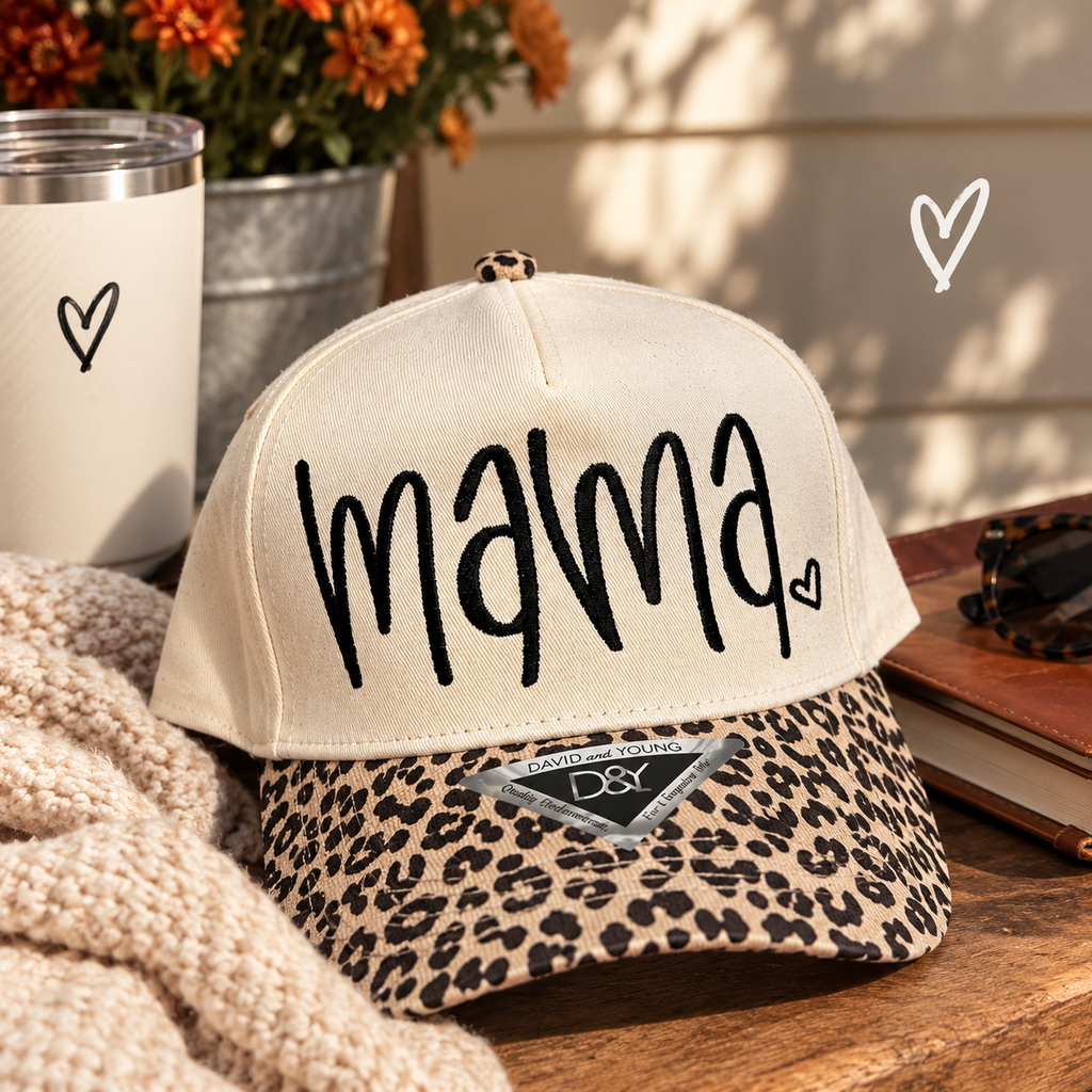 Handwritten Mama - Structured Embroidered Hat