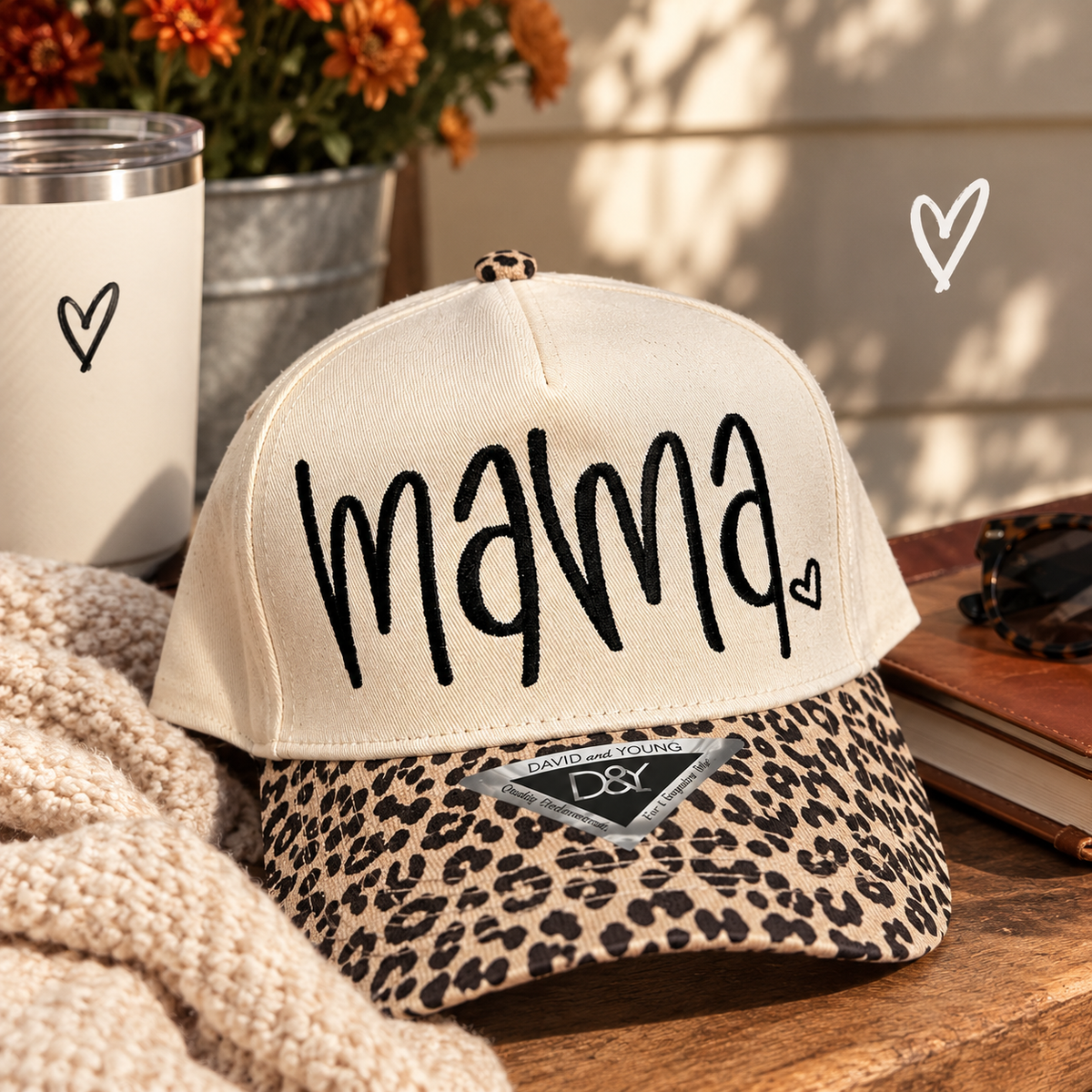 Handwritten Mama - Structured Embroidered Hat