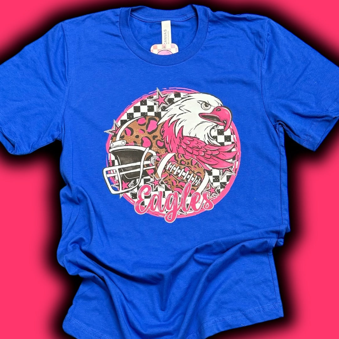 Eagles Pink Out Football T-Shirt