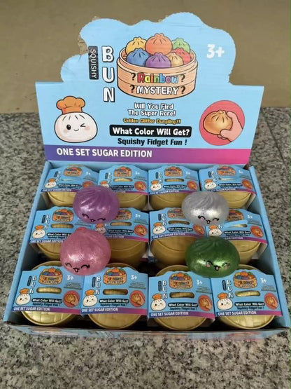 Mini Glitter Dumpling Squishy Mystery