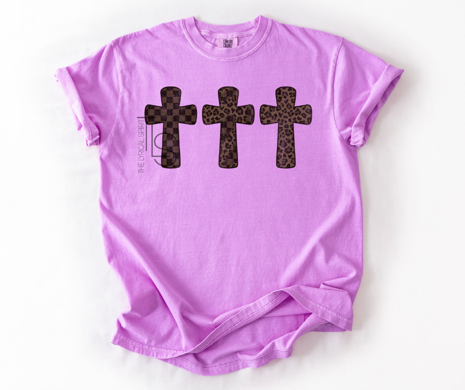 Leopard Cross T-Shirt