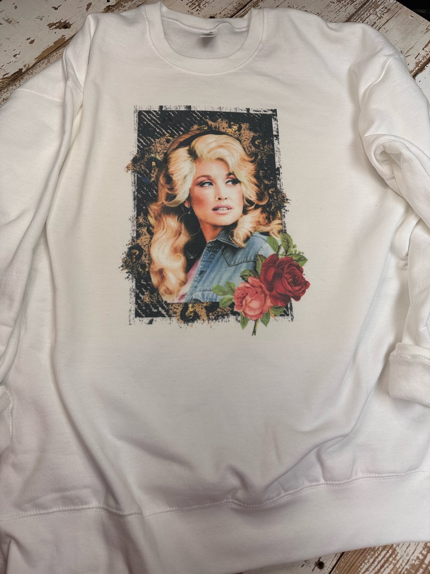 Dolly with Flowers Sweatshirt