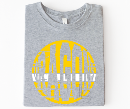 Dragons Distressed Circle T-Shirt