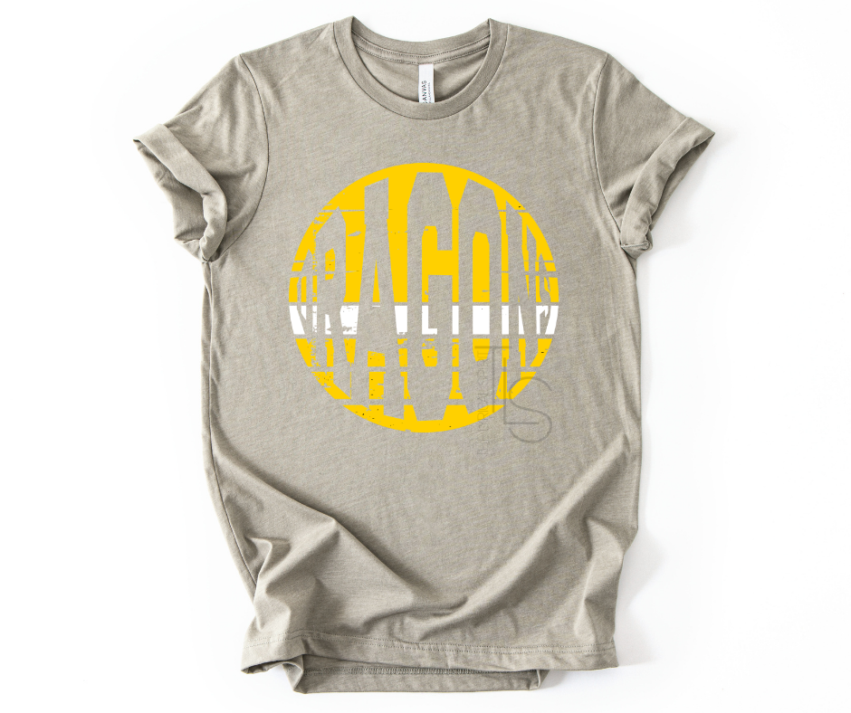 Dragons Distressed Circle T-Shirt