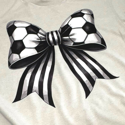 Soccer Ball Bow T-Shirt