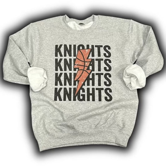 Knights Basketball Lighting Bolt Sweatshirt