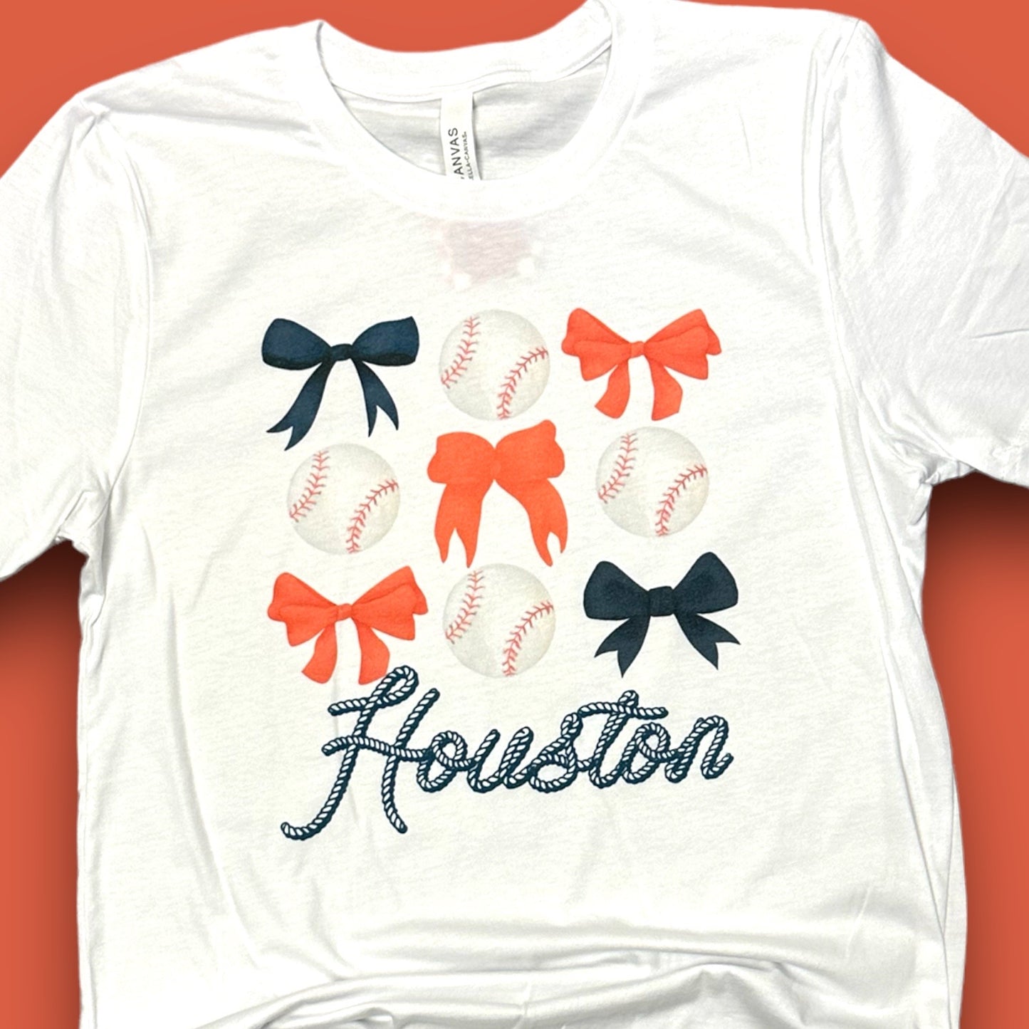 Houston Baseball Bows T-Shirt