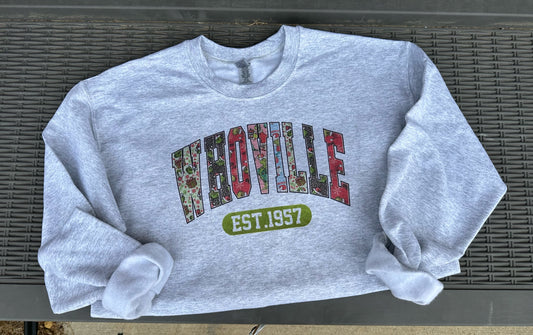 Faux Embroidery Whoville Christmas Sweatshirt