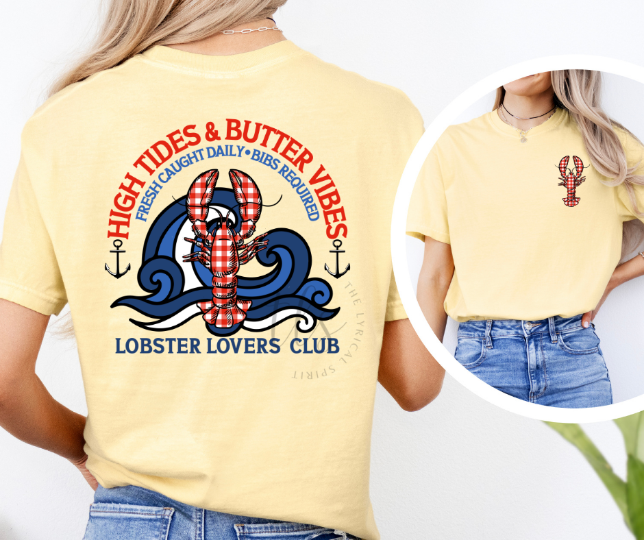 High Tide Lobster Custom Exclusive T-Shirt