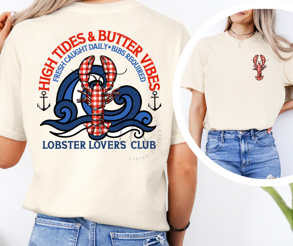 High Tide Lobster Custom Exclusive T-Shirt