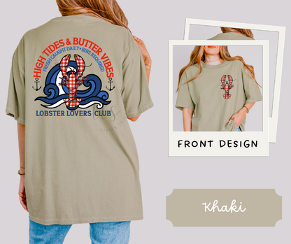 High Tide Lobster Custom Exclusive T-Shirt