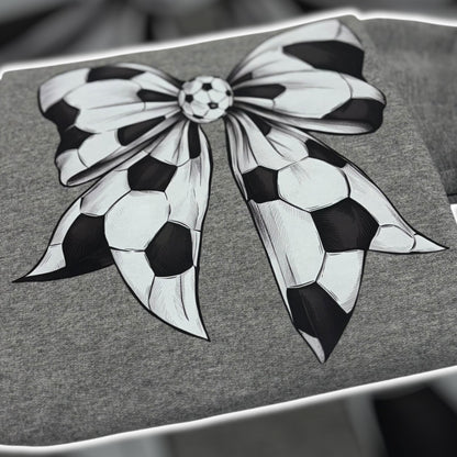 Soccer Ball Bow Sweatshirt