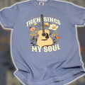 Then Sings My Soul Guitar Floral T-Shirt
