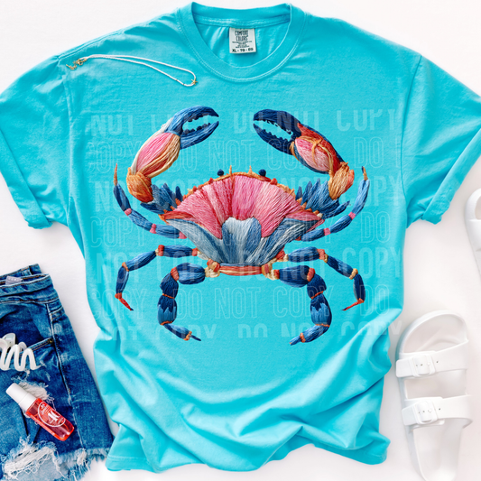 Crab Faux Yarn T-Shirt