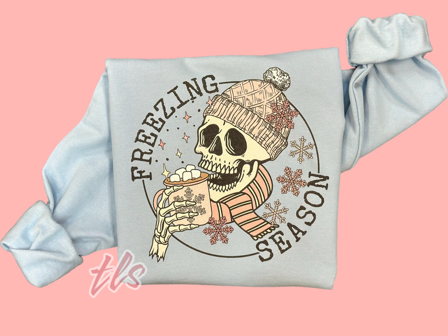 Freezing Season Skull Sweatshirt