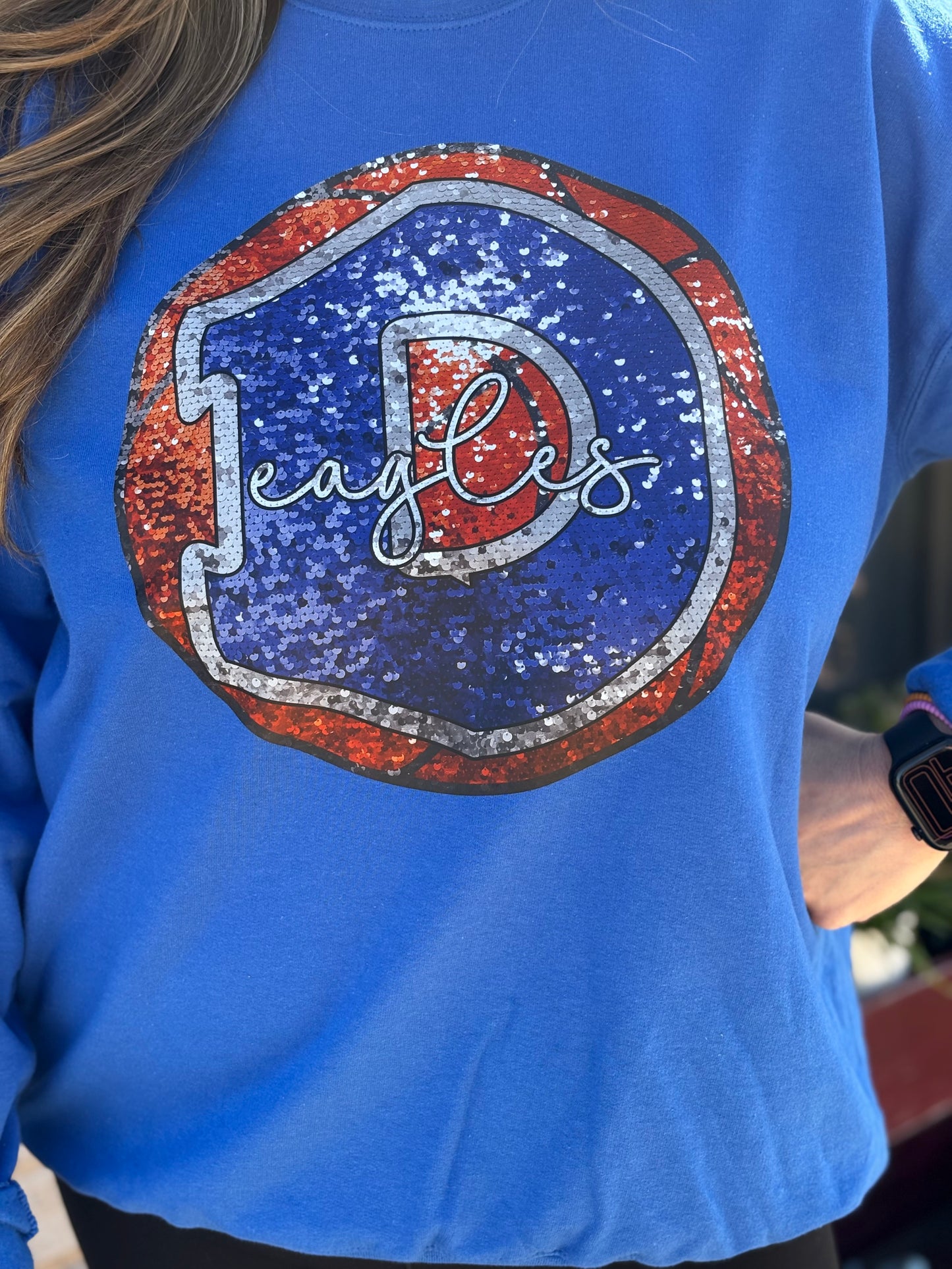 Exclusive Design Decatur Eagles Basketball Sweatshirt